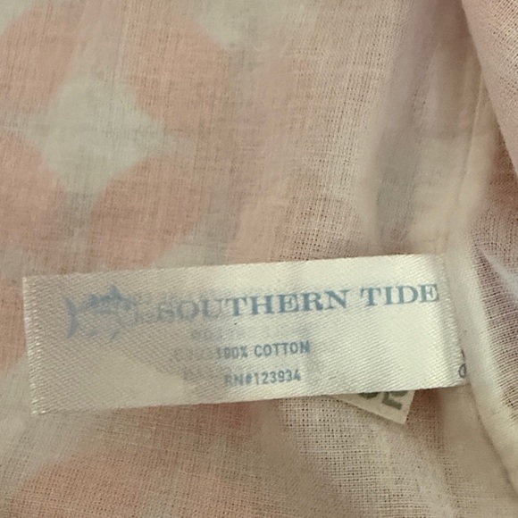 Southern Tide Coral and White Patterned Blouse - Picture 5 of 5
